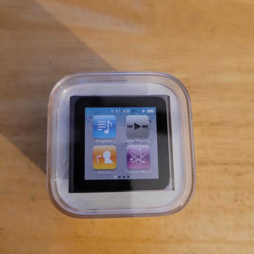 Apple iPod nano 6th Generation Graphite 8GB MC688LL/A MP3 Player Collectible New